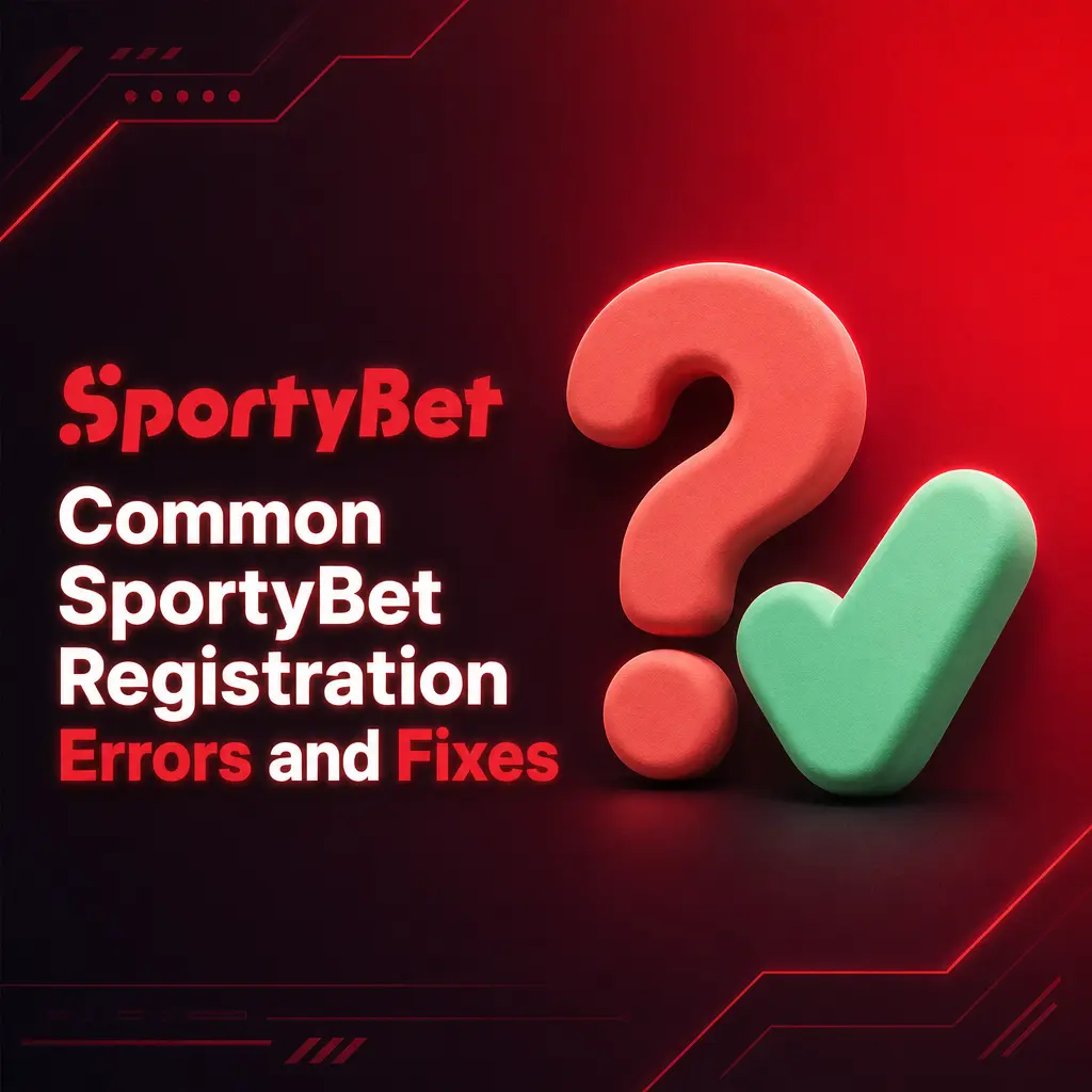 Common SportyBet registration errors and fixes, including OTP issues, weak passwords, and blocked location access.
